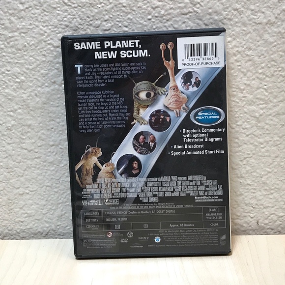 Will Smith ❤️ 3 Movies: Seven Pounds, Hitch, Men In Black II. SUPERB! DVD’s - Picture 6 of 9